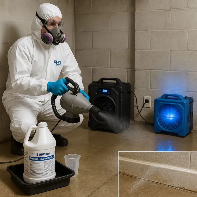 Sanitization and Odor Removal process in Newcomerstown, OH